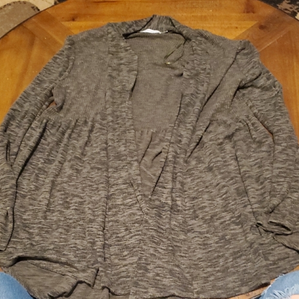 Paper Crane Heather Gray Cardigan